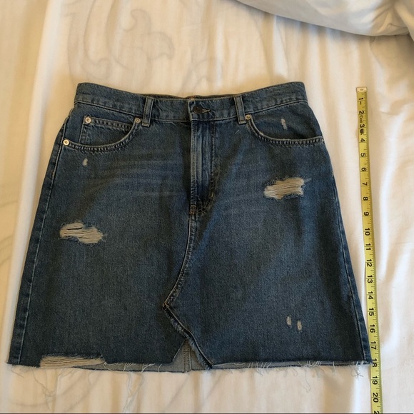 Free People denim skirt - Picture 1 of 3